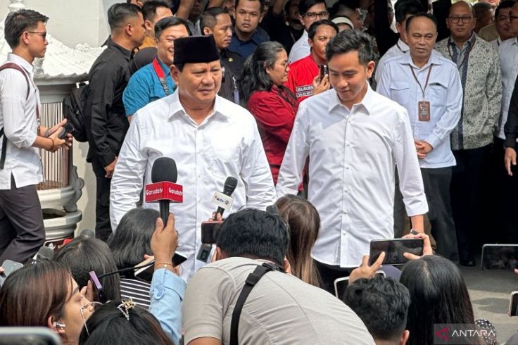 Prabowo-Gibran "Kawal" Penetapan Capres-cawapres Terpilih di KPU