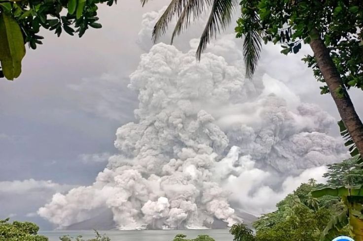 PVMBG Ingatkan Tsunami Bisa Datang Kapan Saja Dampak Erupsi Gunung Ruang