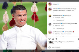 Ronaldo Ucapkan Selamat Idulfitri untuk Umat Islam di Dunia