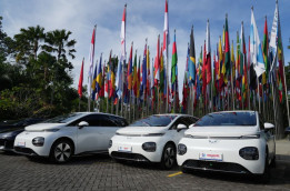 Mobil Listrik "Unyu-Unyu" Mejeng di World Water Forum 2024 Bali