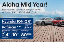 Pengunjung “Aloha Mid Year Bisa Jajal Mobil Listrik Hyundai