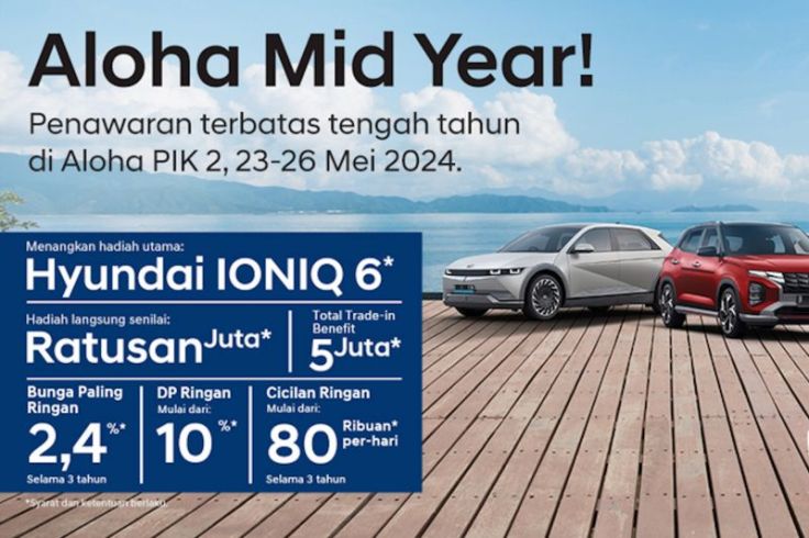 Pengunjung “Aloha Mid Year Bisa Jajal Mobil Listrik Hyundai