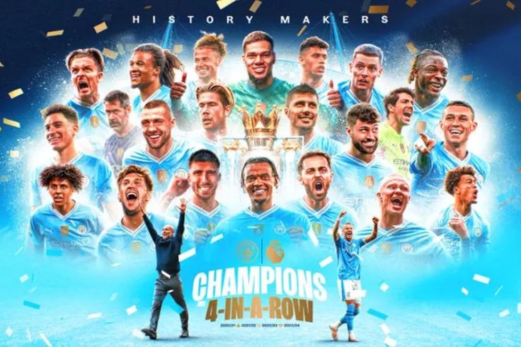 Selamat! Manchester City Juara Liga Premier Inggris 2023/24