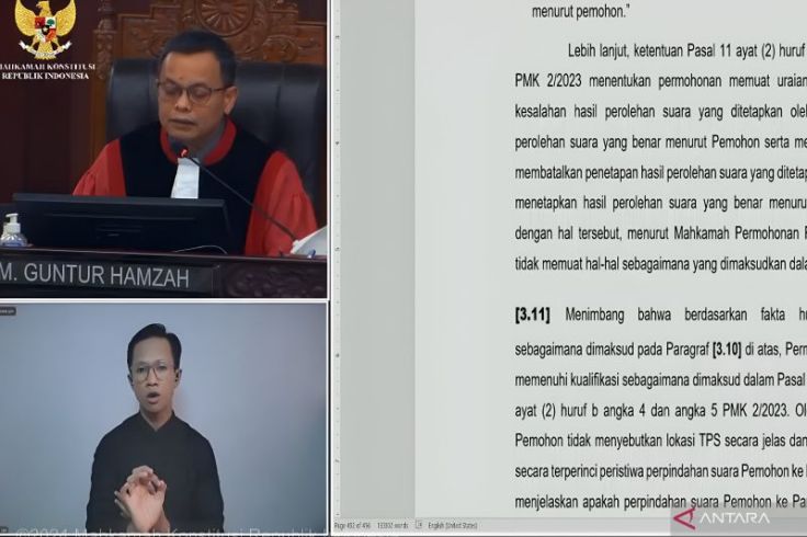 MK Tolak Gugatan PHPU Pileg PPP Dapil Jabar Gara-Gara Tidak Rinci