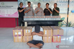 Truk Angkut Arak Bali Nekat ke NTB, Endingnya Ditangkap Polisi