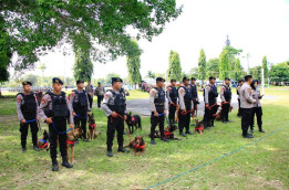 Puluhan Anjing Ikut Amankan World Water Forum 