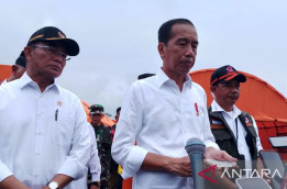 Presiden Jokowi Tinjau Langsung Penanganan Pascabencana Banjir Lahar Sumbar