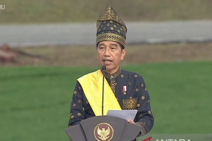 Usai Masukkan Starlink, Jokowi Pidato Hindari Ketergantungan Asing