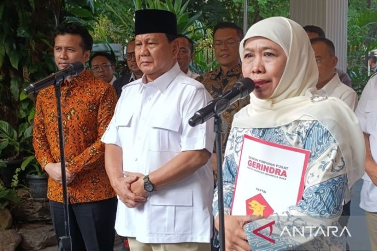 Khofifah Siap Kerja Keras demi Menang di Pilgub Jatim