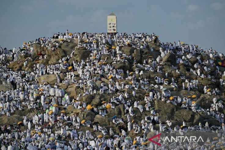 Lebih dari 1,8 Juta Jemaah Haji Dunia Kumpul di Gunung Arafah