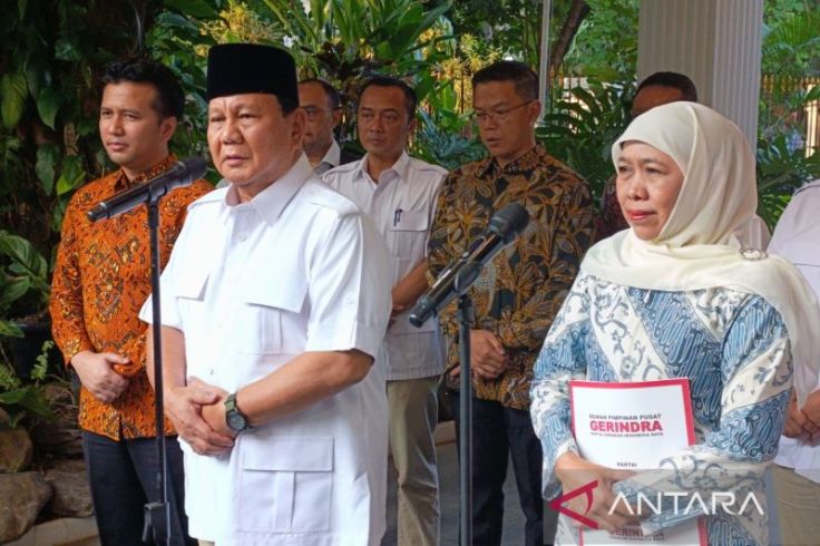 Prabowo Perintahkan Koalisi untuk Menangkan Khofifah-Emil di Pilgub Jatim 2024