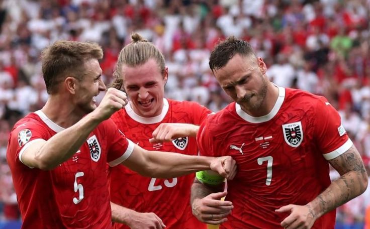 Posisi Austria Aman di Grup D, usai Tekuk Polandia 3-1