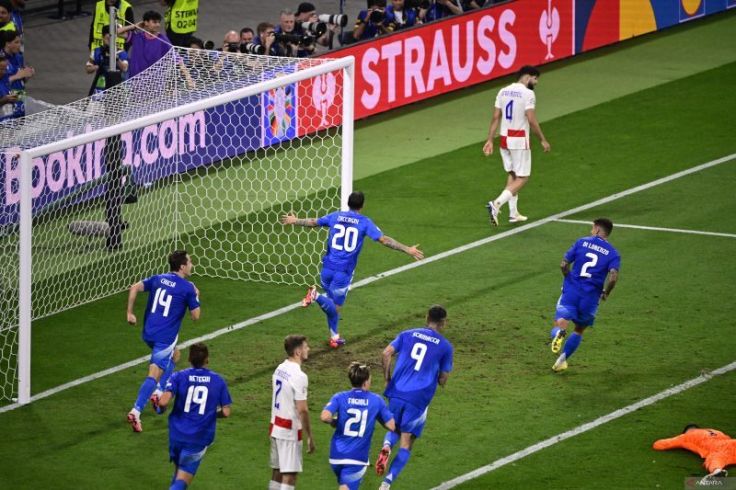 Pelatih timnas Italia Sanjung Timnya Perjuangankan Imbang Lawan Kroasia