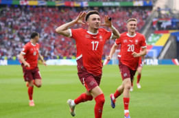 Swiss ke Perempat Final usai Pecundangi Juara Bertahan Italia 2-0