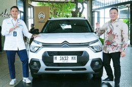 Mobil LIstrik Citroen E-C3 All Electric Mulai Beredar di Semarang