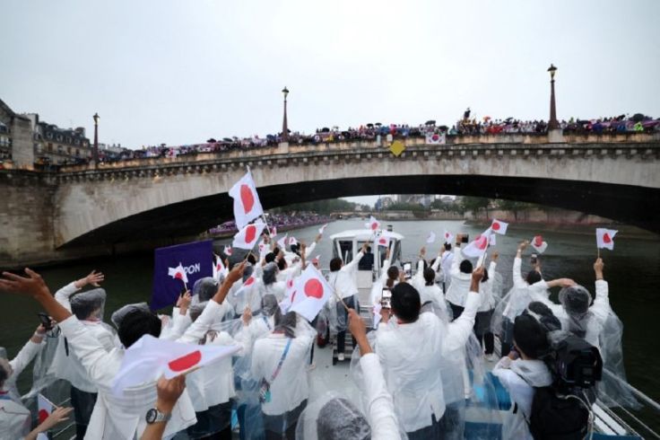 Ribuan Atlet Olimpiade Paris Mandi Hujan Deras