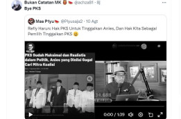 Netizen Kecewa, "Bye PKS" Jadi Trending Nomor 1 di X