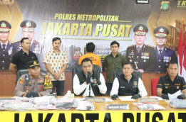 Maling Brankas Isi Emas akhirnya Huni Rutan Polres Jakpus