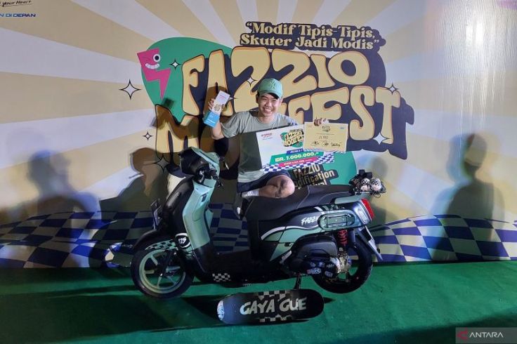 Motor Modifikasi "Zaman Old" Juarai Fazzio Modifest