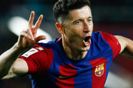 Barcelona Tundukkan  Getafe dari Gol Tunggal Robert Lewandowski