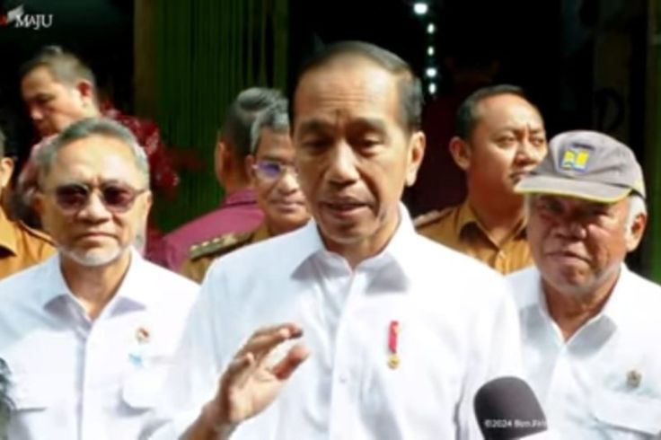 Blusukan ke Pasar Deli Serdang, Jokowi Pamit dan Minta Maaf ke Warga