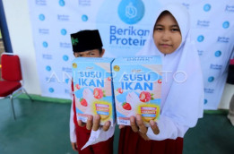 Kandungan Produk Susu Ikan Berkurang 50 Persen