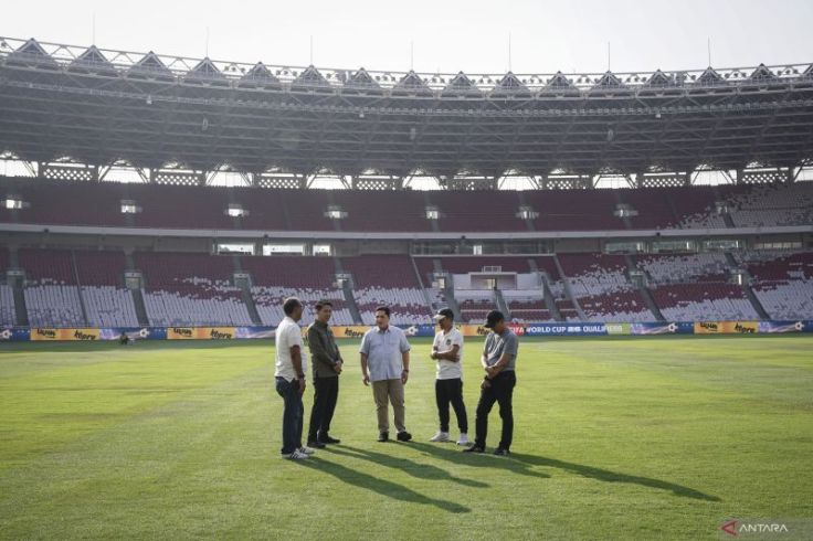 Erick Thohir Cek Kondisi GBK Jelang Timnas Vs Australia