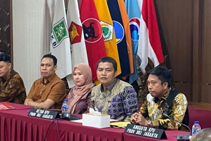 KPU Resmi Tetapkan Tiga Paslon Cagub-cawagub Pilkada DKI