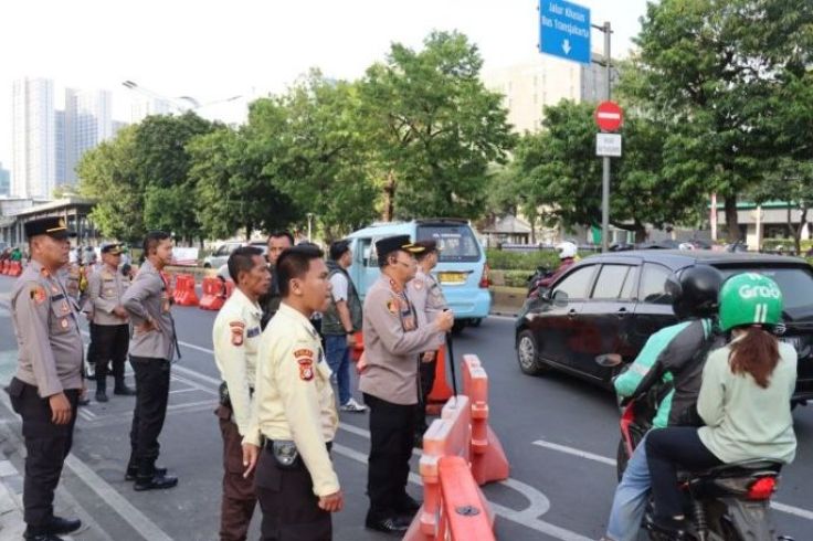 Polisi Minta Pendukung Pasangan Cagub-cawagub Jakarta Tertib