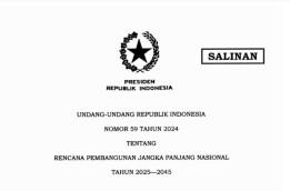 Presiden Jokowi Tanda Tangani UU RPJPN, Simak Lima Sasarannya