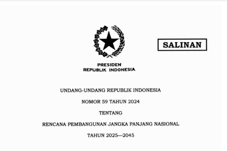 Presiden Jokowi Tanda Tangani UU RPJPN, Simak Lima Sasarannya