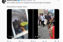 Viral di Medsos Video Penangkapan Pembunuh Penjual Gorengan di Sumbar 