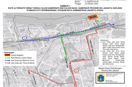 Ada Debat Pilgub DKI II, Hindari Kemacetan di Jalur Ini