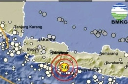 Gempa Goyang Pangandaran Terasa hingga Tasikmalaya