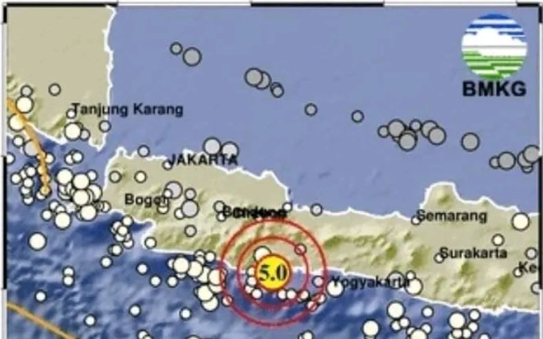 Gempa Goyang Pangandaran Terasa hingga Tasikmalaya