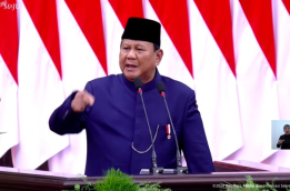 Pidato Prabowo Lengkap usai Dilantik Jadi Presiden RI