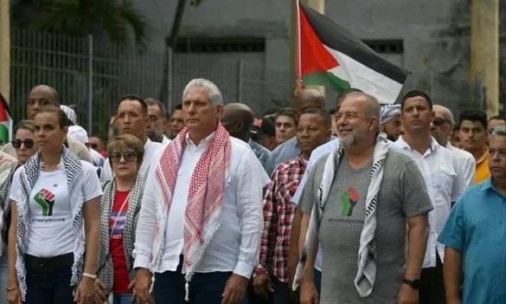 Salut! Presiden Kuba Pimpin Aksi Bela Palestina