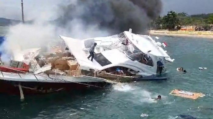 Tragis!  Speedboat Meledak, Cagub Maluku Utara  Benny Laos Tewas