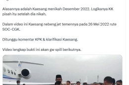 Bukan Gratifikasi? Netizen Bongkar Kaesang Nebeng Jet Pribadi Sebelum Nikah