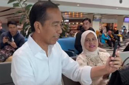 Di Solo Baru Dua Minggu, Jokowi dan Iriana Terbang Lagi ke Jakarta Naik Garuda