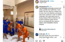 Kocak! Gunawan Sadbor Lanjut Joget ”Patuk Ayam” di Dalam Penjara