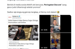 Netizen Kritik Beda Perlakuan Polisi ke Denny Cagur dan Gunawan Sadbor soal Promosi Judi Online