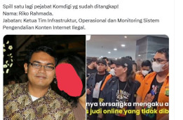 Netizen ”Telanjangi” Wajah Pejabat dan Pegawai Komdigi Begundal Judi Online