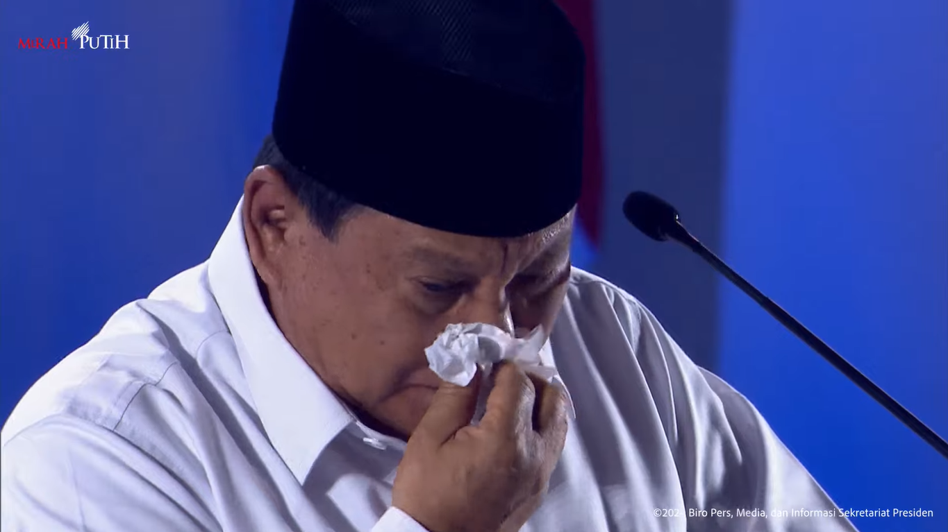 Prabowo Nangis saat Umumkan Kenaikan Gaji Guru, Janji akan Terus Naikkan