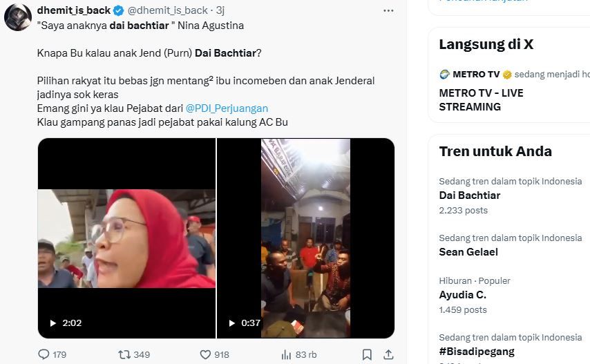 Viral! Diacungi 2 Jari, Incumbent Pilbup Indramayu ”Anaknya Dai Bachtiar” Ngamuk