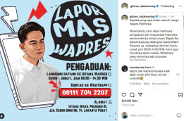 Yuk Uji Layanan ”Lapor Mas Wapres” Gibran, Beneran Efektif atau Sekadar ”Basa-Basi”