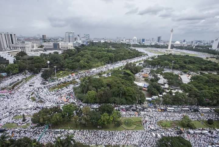 Jangan Lupa Besok Reuni 212! Yang Bawa Kendaraan Parkir di Sejumlah Lokasi Ini