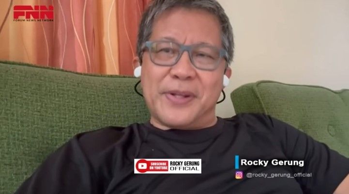 Rocky Gerung Soroti Kejanggalan Penetapan Tersangka Hasto Kristiyanto oleh KPK