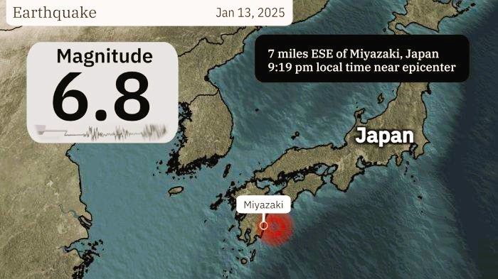 Kemlu RI Pastikan Tidak Ada WNI Jadi Korban Gempa Kyushu, Jepang