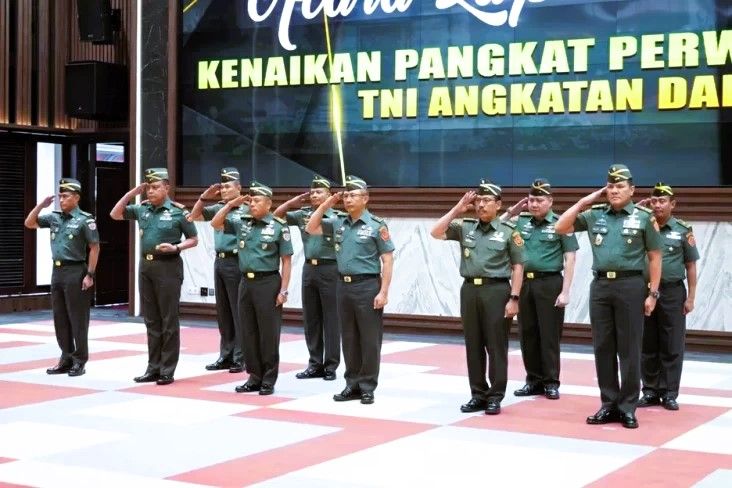 Ini Dia Nama Perwira TNI Yang di Promosi, Mutasi dan Rotasi